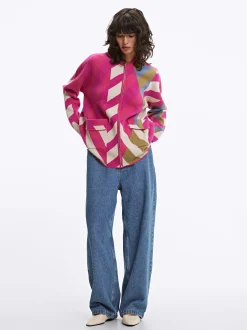 Parfois Malha|Camisolas e Cardigan*Cardigan De Malha Jacquard | Multicor
