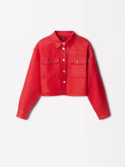 Parfois Blazers e Casacos*Casaco De Ganga | Vermelho