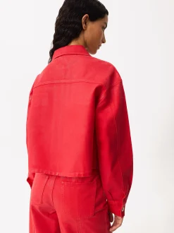 Parfois Blazers e Casacos*Casaco De Ganga | Vermelho