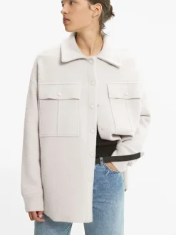 Parfois Básicos|Blazers e Casacos*Casaco De Malha Com Botões | Bege