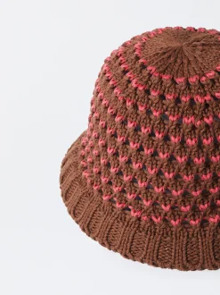 Parfois Chapéus*Chapéu Bucket De Malha | Castanho