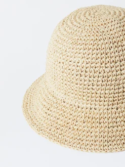 Parfois Chapéus*Chapéu Bucket Palha Natural | LNC