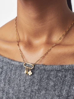 Parfois Crie o seu Colar*Charm Cruz Prata 925 | Dourado
