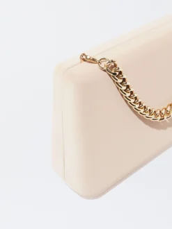 Parfois Clutches|Malas Pequenas*Clutch De Festa Com Alça De Corrente Cru | Rosa