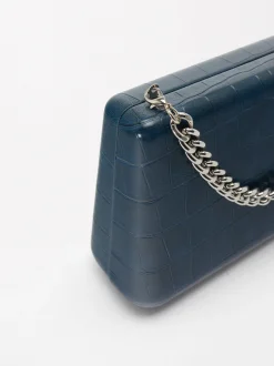 Parfois Malas Pequenas|Clutches*Clutch De Festa Com Gravado Animal | Azul Marinho