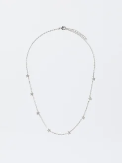Parfois Bijuteria Delicada*Colar Com Estrelas | Prateado