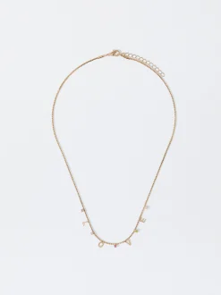 Parfois Bijuteria Delicada*Colar Com Zircónias Love | Multicor