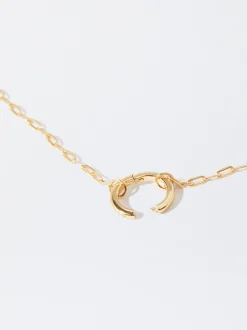 Parfois Crie o seu Colar*Colar Corrente Personalizável Prata 925 Com Abertura | Dourado