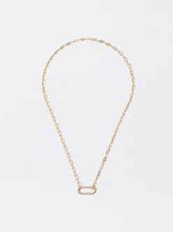 Parfois Crie o seu Colar*Colar Corrente Personalizável Prata 925 Com Abertura | Dourado
