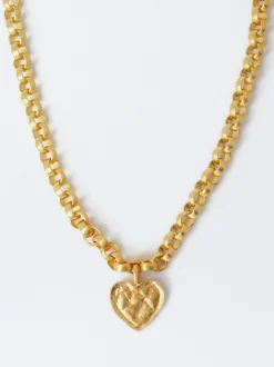 Parfois Premium|Colares*Colar De Elos Coração Banho Ouro 18k | Dourado