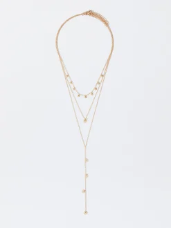 Parfois Bijuteria Delicada*Colar Com Medalhas | Dourado