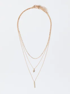 Parfois Bijuteria Delicada*Colar Com Pendente | Dourado