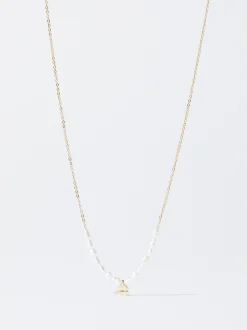Parfois Bijuteria Delicada*Colar Com Pérola De Agua Doce | Dourado
