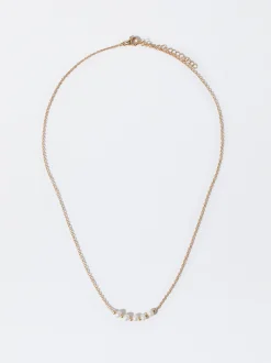 Parfois Bijuteria Delicada*Colar Com Pérolas | Dourado
