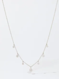 Parfois Bijuteria Delicada*Colar Dourado Com Zircónias Dourado | Prateado