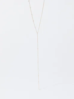 Parfois Bijuteria Delicada*Colar Com Zircónias | Dourado