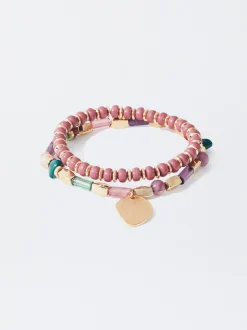 Parfois Pulseiras*Conjunto De Pulseiras Elásticas | Multicor