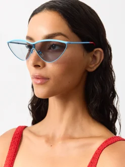 Parfois Óculos*Óculos De Sol Cat Eye Preto | Azul