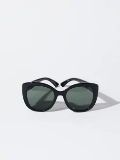 Parfois Óculos*Óculos De Sol De Massa Cinzento | Preto