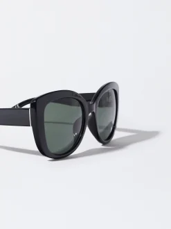 Parfois Óculos*Óculos De Sol De Massa Cinzento | Preto