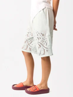 Parfois Saias e Calções*Exclusivo Online - Bermudas Bordadas | Azul
