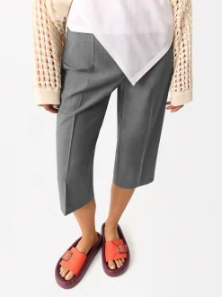 Parfois Saias e Calções*Exclusivo Online - Bermudas Com Pinças | Cinzento