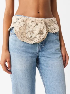 Parfois Malas de Cintura|Malas Pequenas*Exclusivo Online - Mala De Cintura Crochet | Cru