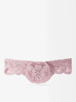 Parfois Malas de Cintura|Malas Pequenas*Exclusivo Online - Mala De Cintura Crochet Cru | Rosa