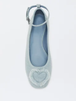 Parfois Sapatos Rasos|Sabrinas*Exclusivo Online - Sabrinas Com Coração | Azul