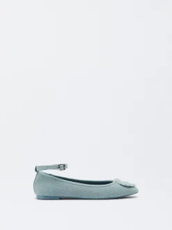 Parfois Sapatos Rasos|Sabrinas*Exclusivo Online - Sabrinas Com Coração | Azul