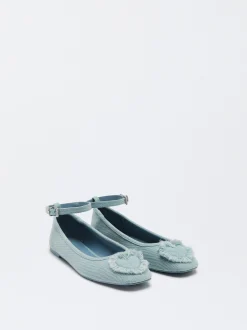 Parfois Sapatos Rasos|Sabrinas*Exclusivo Online - Sabrinas Com Coração | Azul