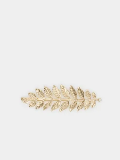 Parfois Acessórios de Cabelo*Gancho De Cabelo Com Folha | Dourado