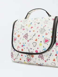 Parfois Lancheiras*Lancheira Estampada Love Fúcsia | FÚcsia
