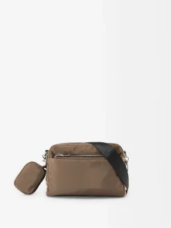 Parfois Nylon|Malas de Tiracolo*Mala A Tiracolo Com Bolsa Removível Preto | Camel