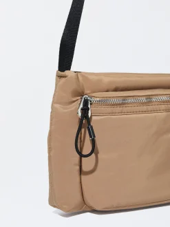 Parfois Nylon|Malas de Tiracolo*Mala A Tiracolo De Nylon | Castanho