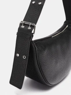 Parfois Malas de Ombro|Malas de Pele new*Mala De Ombro De Pele | Preto