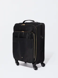 Parfois Nylon|Viagem*Mala De Viagem De Nylon Com Penduro | Preto
