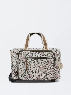 Parfois Viagem*Mala De Viagem De Nylon Estampada | Caqui
