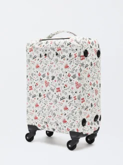 Parfois Viagem*Mala De Viagem Efeito Nylon | Vermelho