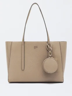Parfois Malas Grandes|Shoppers*Mala Shopper Com Penduro Preto | Castanho