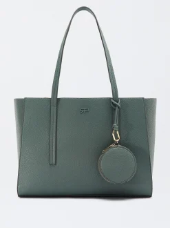 Parfois Malas Grandes|Shoppers*Mala Shopper Com Penduro Preto | Azul