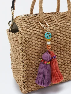 Parfois Malas de Mão|Malas Grandes*Mala Shopper Efeito Palha Natural | NC
