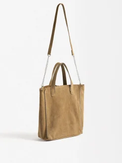 Parfois Malas de Pele new|Shoppers*Mala Shopper Em Pele Com Penduro - Edição Limitada Azul | Camel