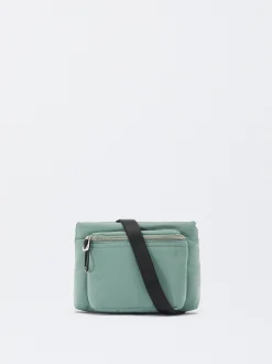 Parfois Malas de Tiracolo|Nylon*Mala Tiracolo De Nylon Preto | Verde