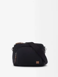 Parfois Nylon|Malas de Tiracolo*Mala Tiracolo Efeito Nylon | Preto