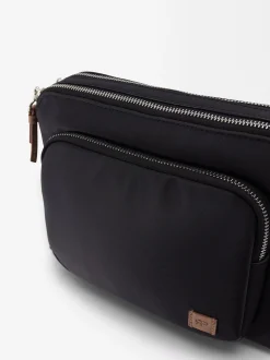 Parfois Nylon|Malas de Tiracolo*Mala Tiracolo Efeito Nylon | Preto