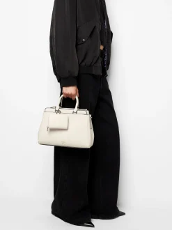 Parfois Malas de Mão|Malas Grandes*Mala Tote Com Penduro Bege | Cru