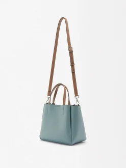 Parfois Malas de Mão|Malas Grandes*Mala Tote Com Penduro Preto | Azul