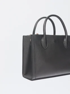 Parfois Malas de Mão*Mala Tote Com Tiracolo M | Preto