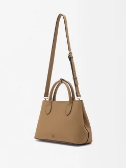 Parfois Malas de Mão*Mala Tote Com Tiracolo Preto | Camel